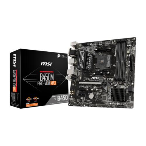 Msi AMD B450M Pro-VDH Max Ryzen Motherboard