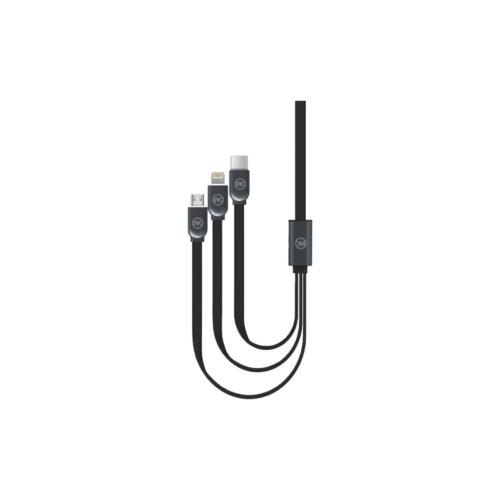 WK Design WDC-010 Platinum 3-in-1 Data Cable