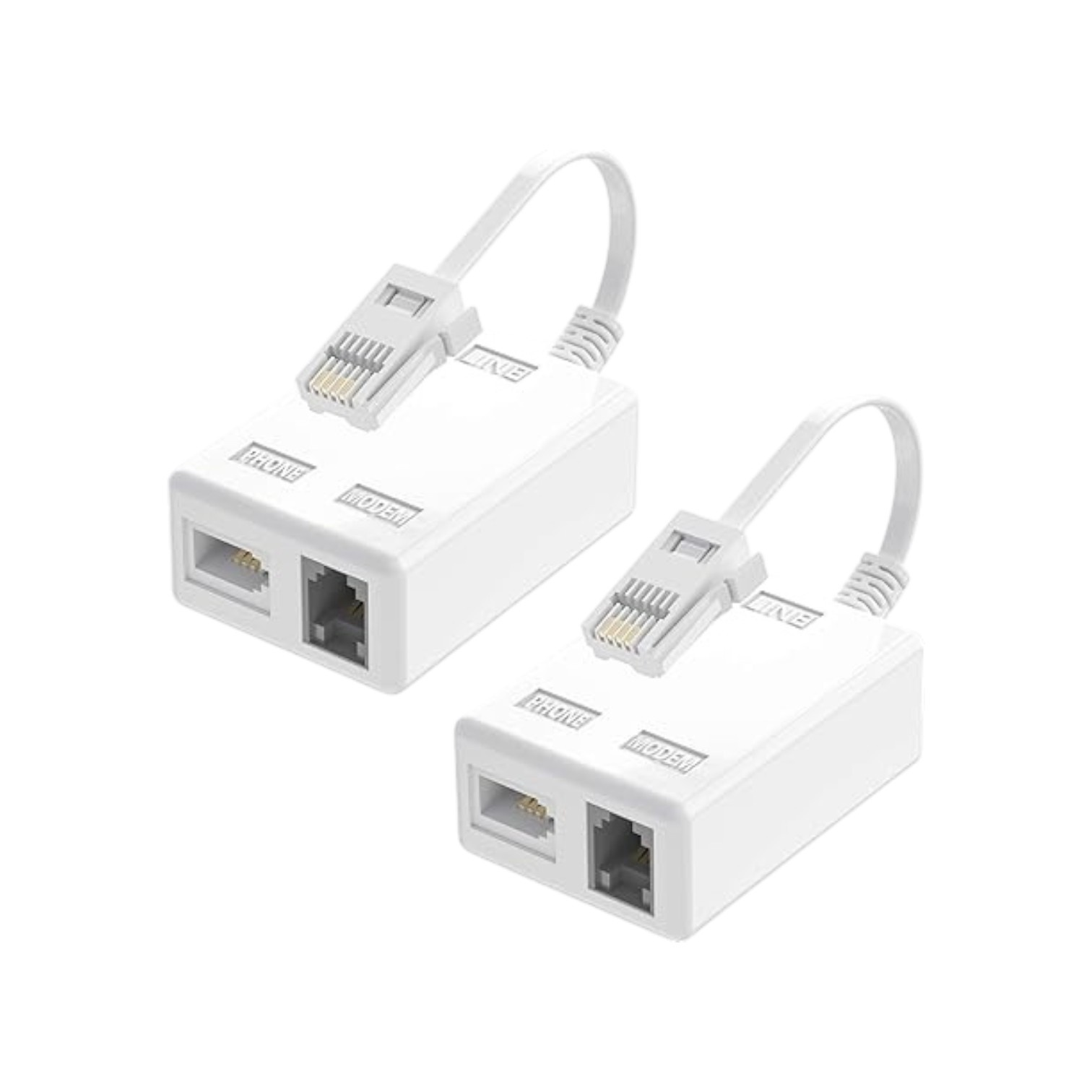 BT Plug to ADSL RJ11 Broadband internet Microfilter Splitter