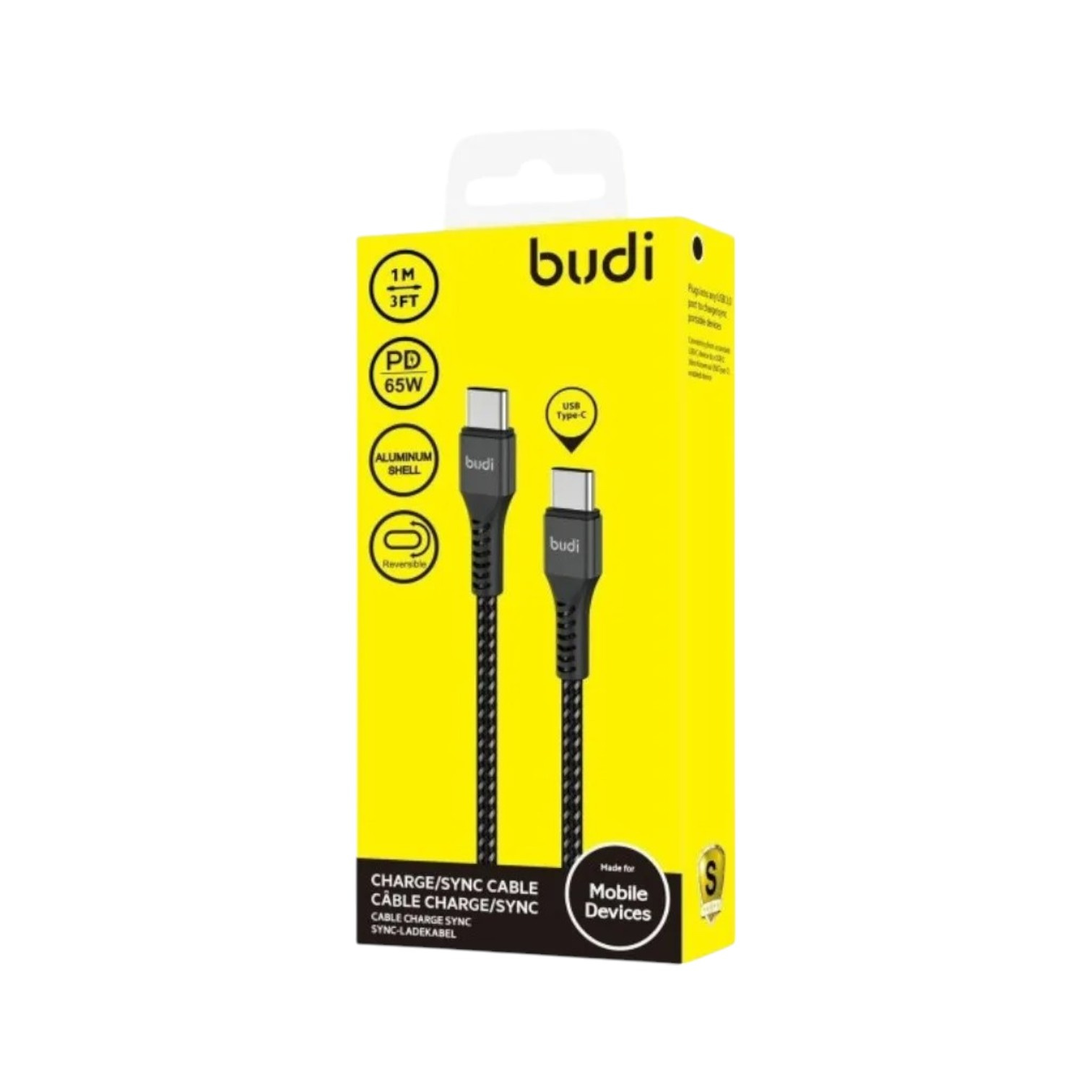 Budi USB Type-C-C cable