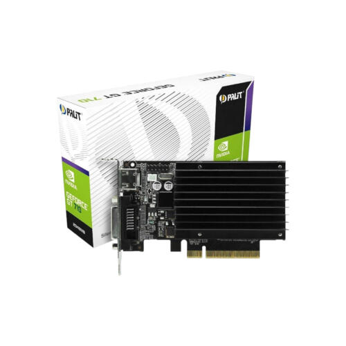 Palit NVIDIA GeForce GT 710 Silent 2 GB DDR3 PCI Express 2.0 Graphics Card - (Brand New)