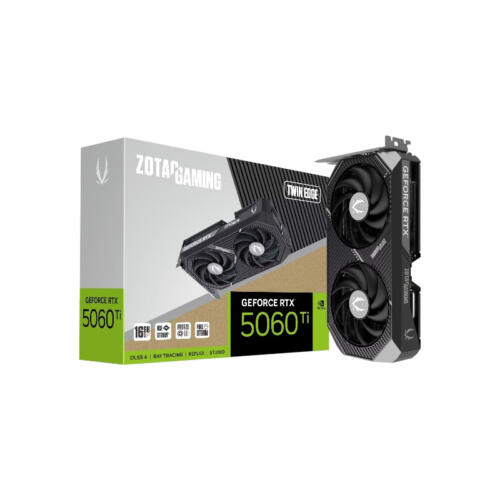 ZOTAC NVIDIA GeForce RTX 5060 Ti Twin Edge 16GB GDDR7 Ray-Tracing Graphics Card - (Brand New)