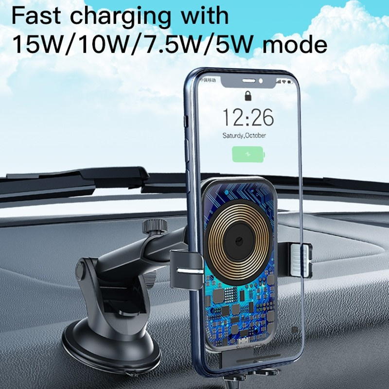 Yesido 15W Wireless Charging Car Holder - Image 6