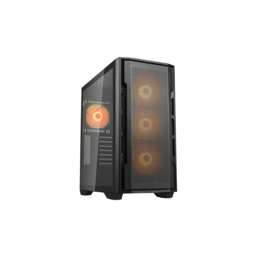 Cougar Uniface RGB Mid Tower 4x ARGB PC Case - Black (Brand New)