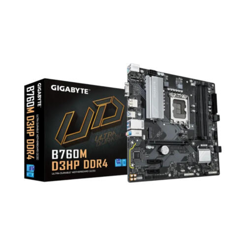 Gigabyte B760M D3HP Intel DDR4 LGA1700 12/13/14th Gen Motherboard – (Brand New)