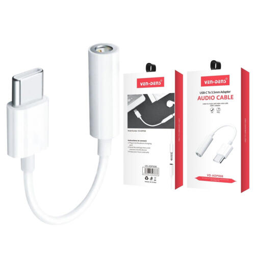 Ven-Dens Type-C to 3.5mm Adapter Cable