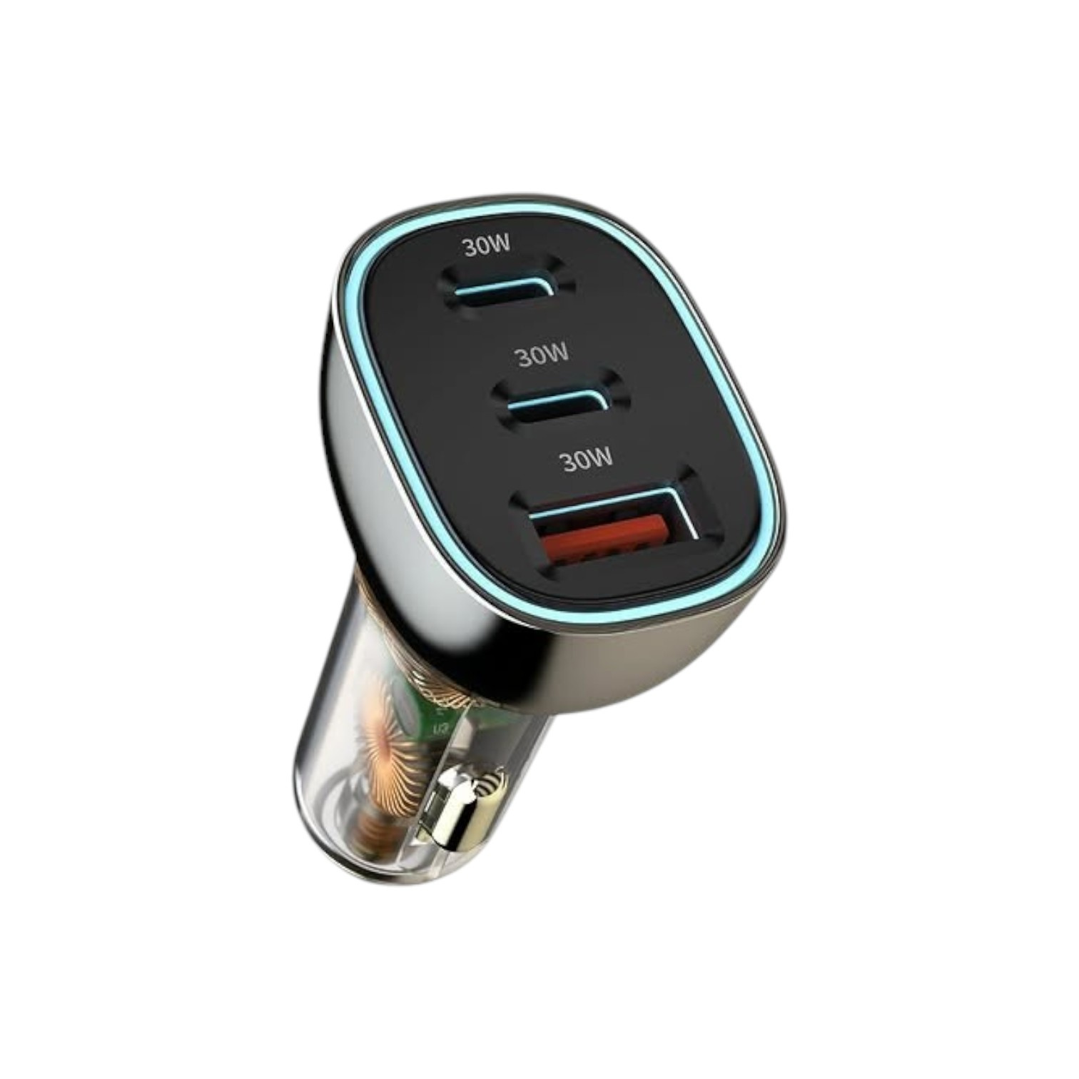 WiWU 3 in 1 Car Charger 90W Dual USB C+USB A - (Brand New) - Image 2
