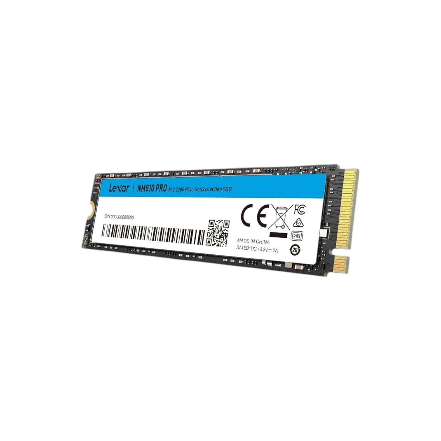 Lexar NM610 PRO 500GB NVMe SSD – M.2 2280 PCIe Gen3 x4 Internal Solid State Drive - (Brand New) - Image 2