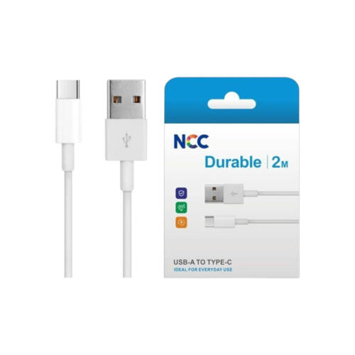 NCC 2m USB-A to Type-C Charging Cable
