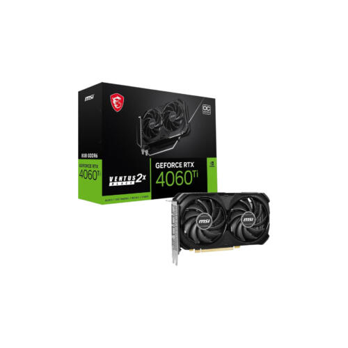 MSI GeForce RTX 4060 Ti Ventus 2X 8GB OC Graphics Card