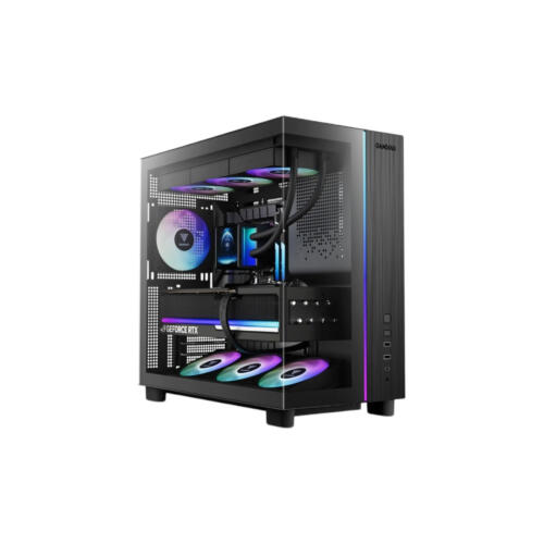 RapidStrike Gaming PC - AMD Ryzen 7 5700X3D, RX 9070 XT 16GB, 32GB RGB DDR4 RAM, 2TB NVMe M.2 SSD, 500GB Seagate SSD, 1TB HDD - (Renewed PC)
