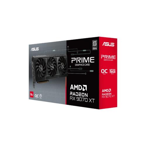 ASUS Prime Radeon RX 9070 XT OC Edition 16GB GDDR6 Graphics Card -  (Brand New)
