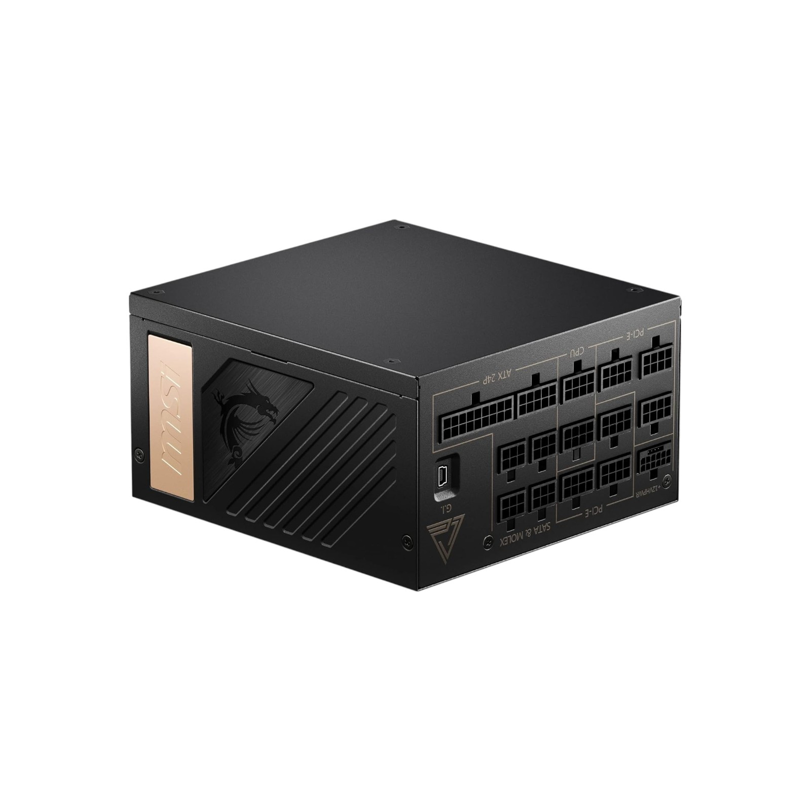 MSI MEG 1300W Ai1300P PCIe 5 Modular ATX 3.0 PSU - (Brand New) - Image 3