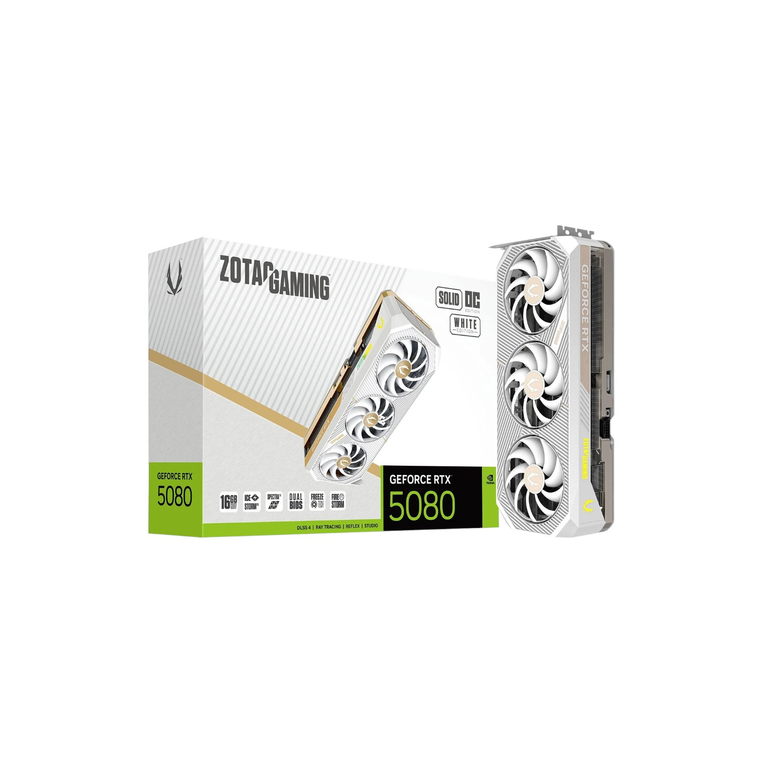 Zotac Geforce RTX 5080 Solid OC Edition White 16GB GDDR7 (NEW)