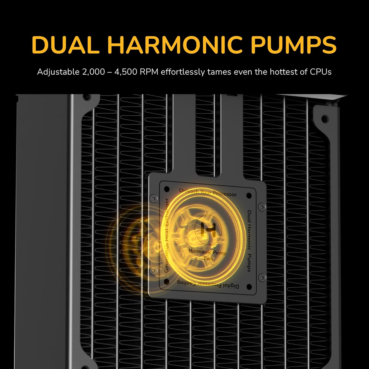 HYTE Thicc Q60 Digital 5” Ultraslim HD Display with 42 Pixel qRGB LEDs – High-Performance Dual Pumps Radiator - (Brand New) - Image 6