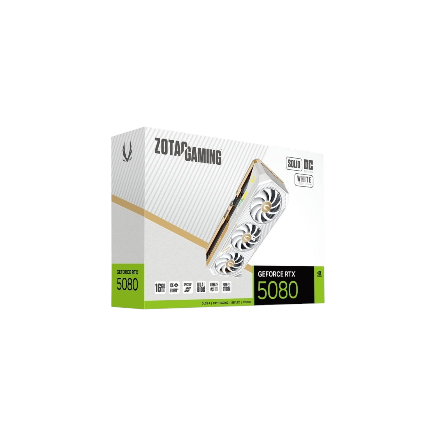 Zotac Geforce RTX 5080 Solid OC Edition White 16GB GDDR7 (NEW) - Image 3