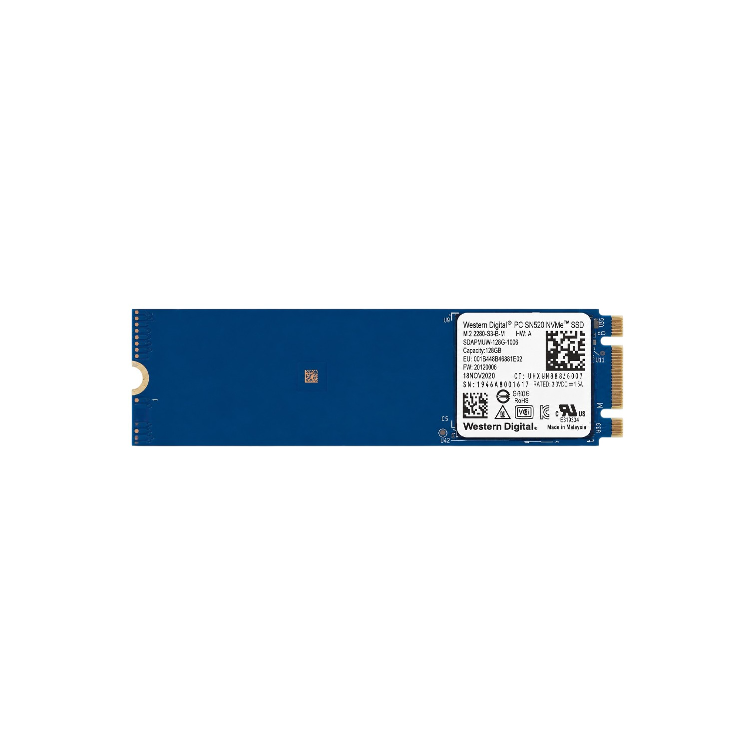 Western Digital PC SN520 128GB M.2 NVMe SSD - (Pre-Owned)