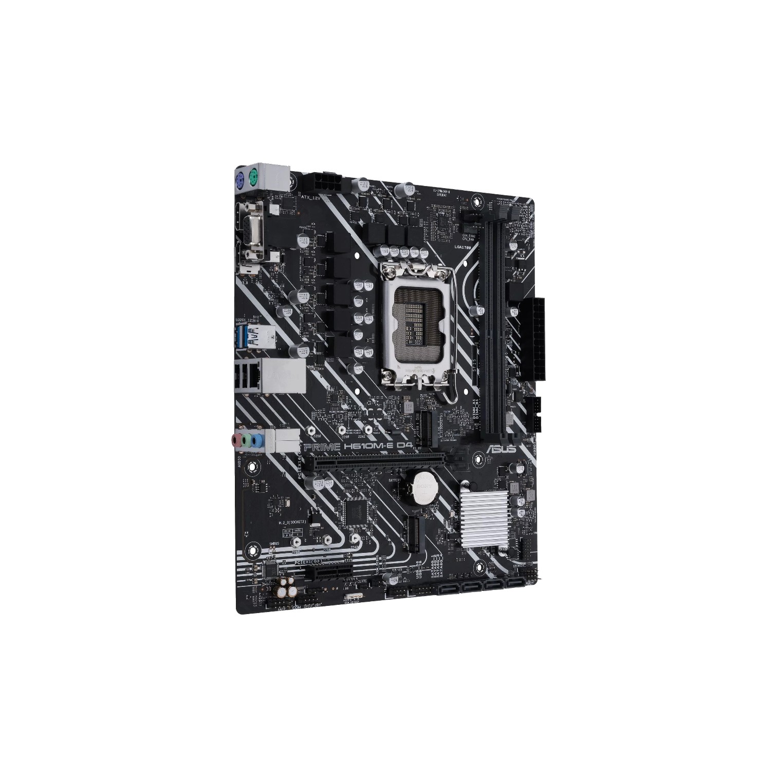ASUS PRIME H610M-E D4-CSM Intel LGA1700 mATX DDR4 Motherboard – (Brand New) - Image 3